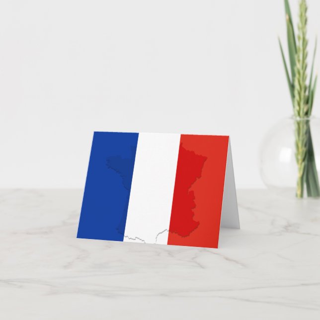 French flag note card (Front)