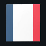 French Flag Notepad<br><div class="desc">Support your country</div>