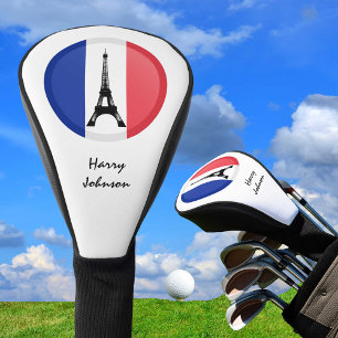 French Flag, Paris & Monogrammed Golf Clubs Covers