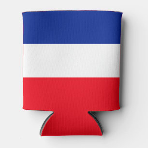 French Flag Patriotic Colours International Travel Can Cooler