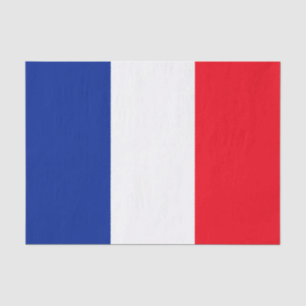 French Flag Patriotic Colours International Travel Tissue Paper