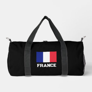 French flag personalised duffle bag