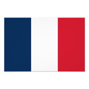French Flag Photo Print