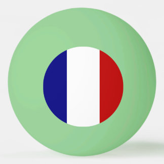 French Flag Ping Pong Ball