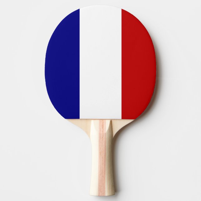 French Flag  Ping Pong Paddle (Front)