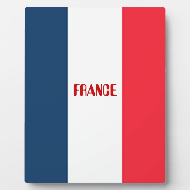 French Flag Plaque (Front)