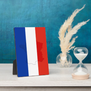 French flag plaque