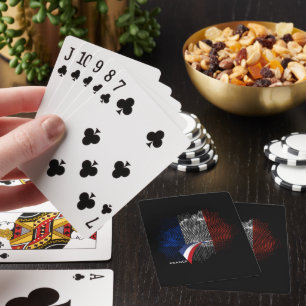French flag playing cards