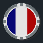 French Flag  Poker Chips<br><div class="desc">Poker chip featuring the French Flag with three vertical stripes of blue,  white,  and red. Fills the entire design area. Great gift for many occasions. Fun Hanukkah gift or stocking stuffer. Great for playing poker at family or friends reunions. Wonderful for celebrating Bastille Day,  too.</div>
