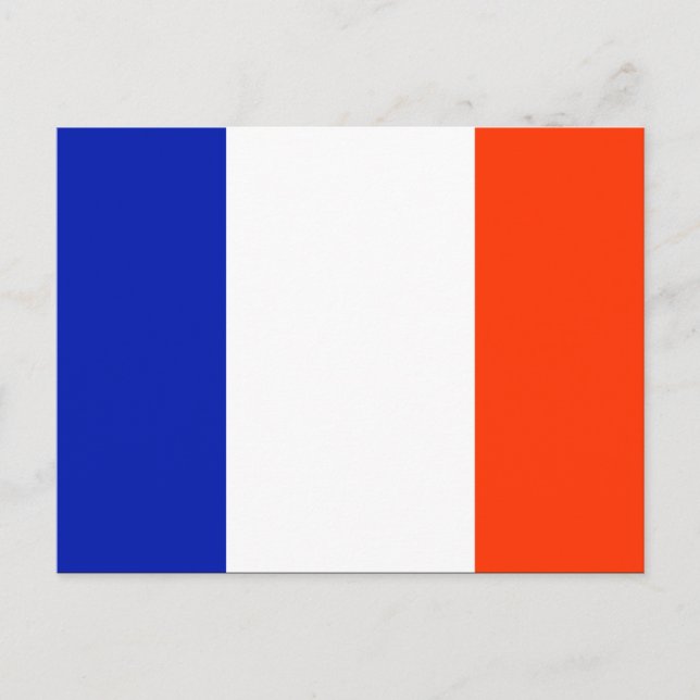 french flag postcard (Front)