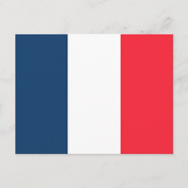 French Flag Postcard (Front)