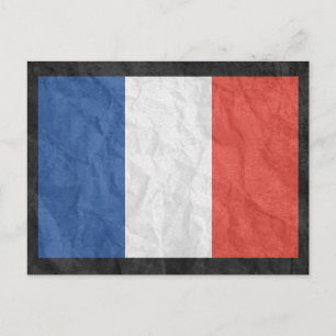 French Flag Postcard