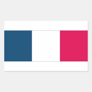 French Flag Rectangular Sticker