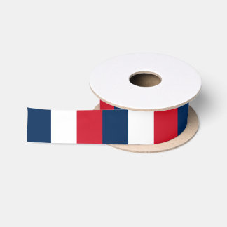 French Flag Satin Ribbon