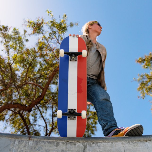 French flag skateboard (Outdoor 1)