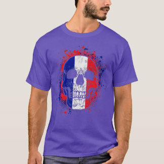 French Flag Skull T-Shirt