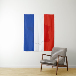 French flag tapestry