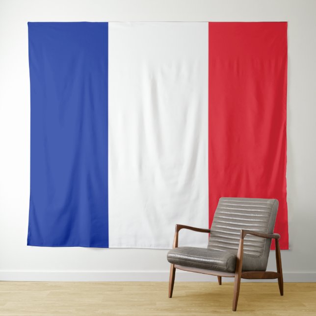 FRENCH FLAG TAPESTRY (In Situ (Horizontal))