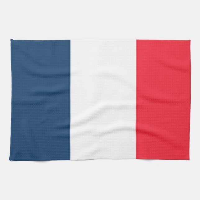 French Flag Tea Towel (Horizontal)