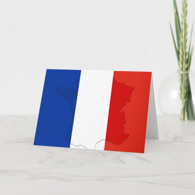 French flag thank you card (Front)