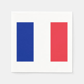 French Flag Theme Party Paper Napkins