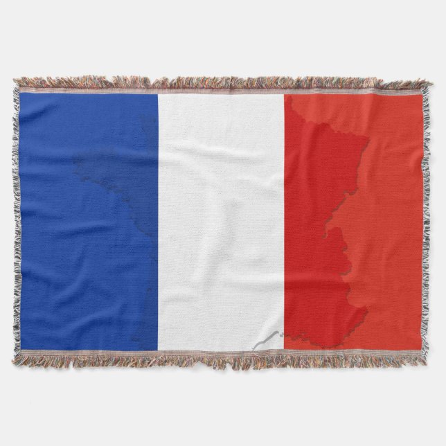 French flag throw blanket (Front)