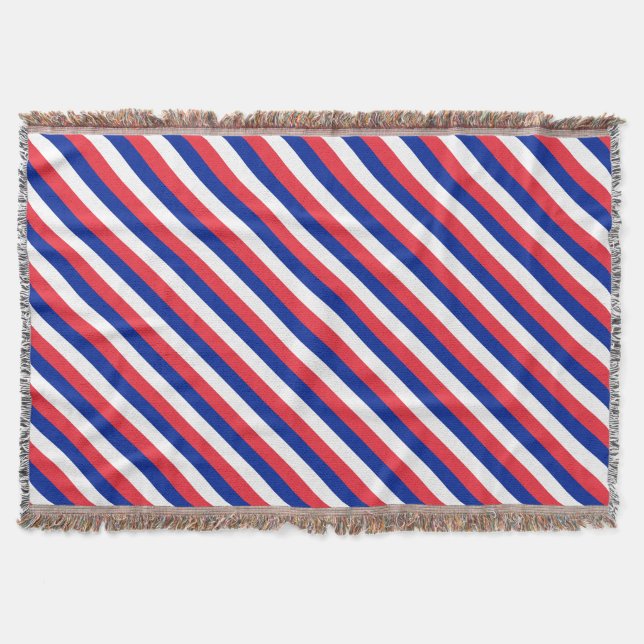 French Flag Throw Blanket (Front)