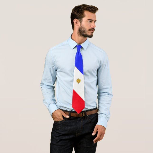 French flag tie (In Situ)