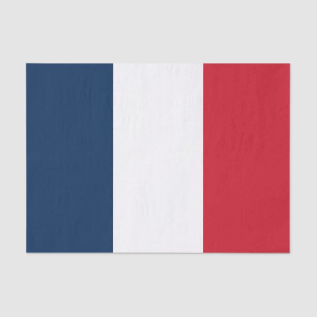 French Flag Tissue Paper (Front)