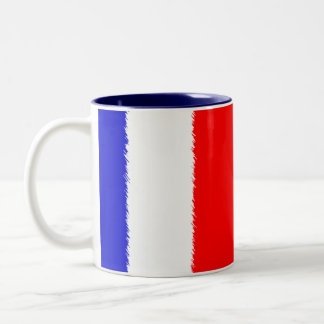 French Flag Two-Tone Coffee Mug
