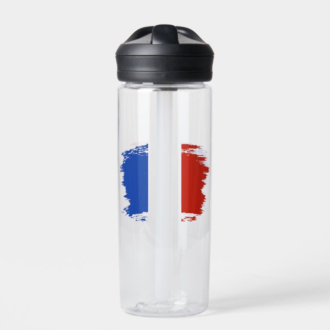 French flag water bottle (Front)