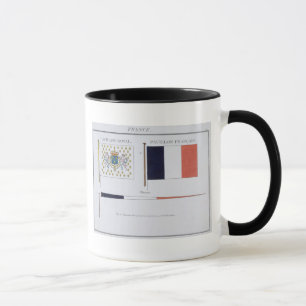 French Flags, from a French book of Flags, c.1819 Mug