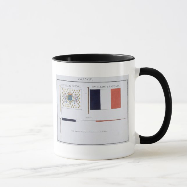 French Flags, from a French book of Flags, c.1819 Mug (Right)