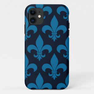 French Fleur de lis Pattern Classic iPhone 11 Case