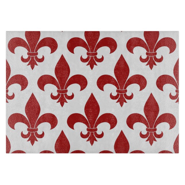 French Fleur de lis Pattern Classic Cutting Board (Front)