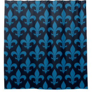 French Fleur de lis Pattern Classic Shower Curtain