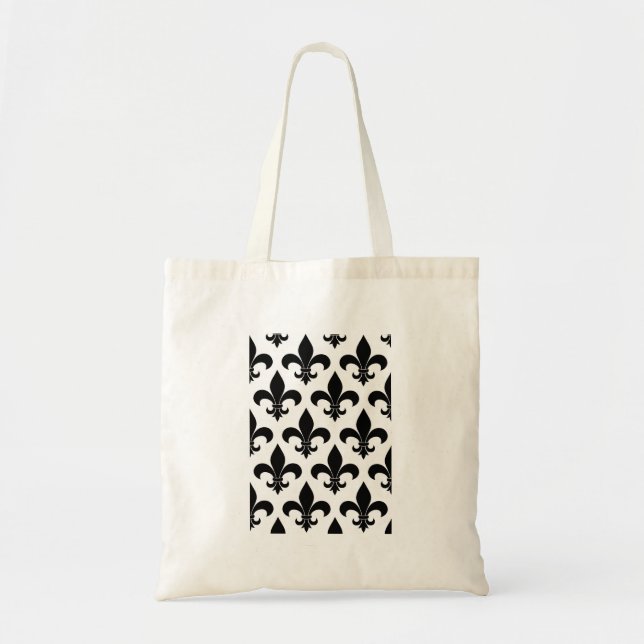 French Fleur de lis Pattern Classic Tote Bag (Front)
