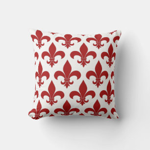 French Fleur de lis Pattern Cushion