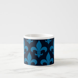 French Fleur de lis Pattern  Espresso Cup