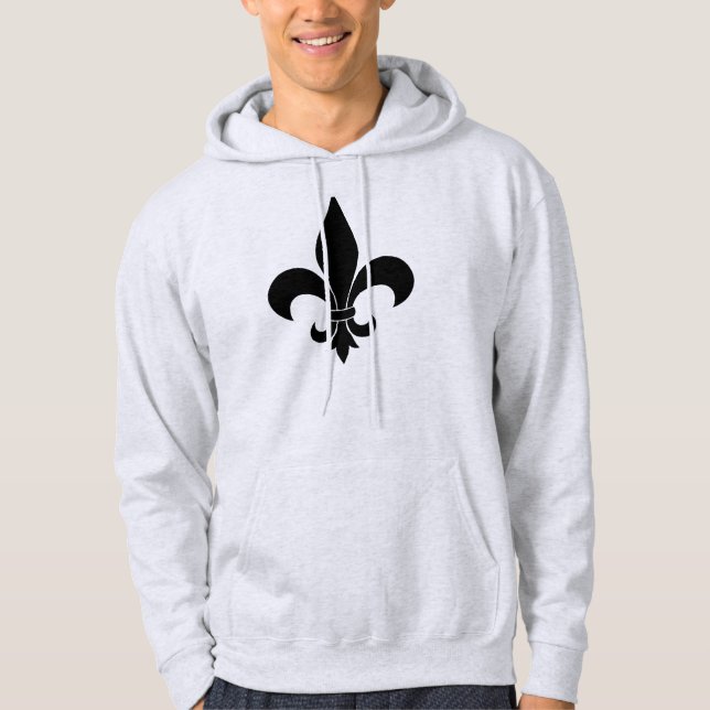 French Fleur de lis Pattern Hoodie (Front)