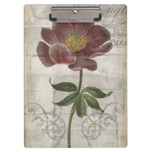 French Floral I Clipboard (Front)