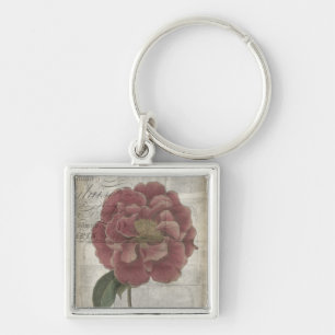 French Floral III Key Ring