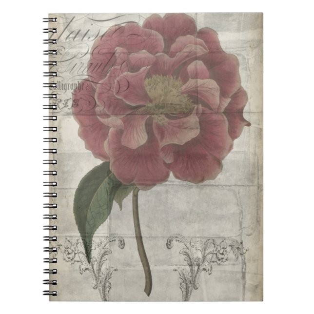 French Floral III Notebook (Front)