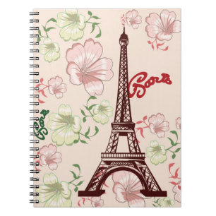 French Floral Notebook