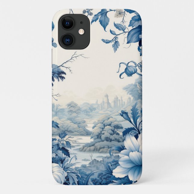 french floral pattern Case-Mate iPhone case (Back)