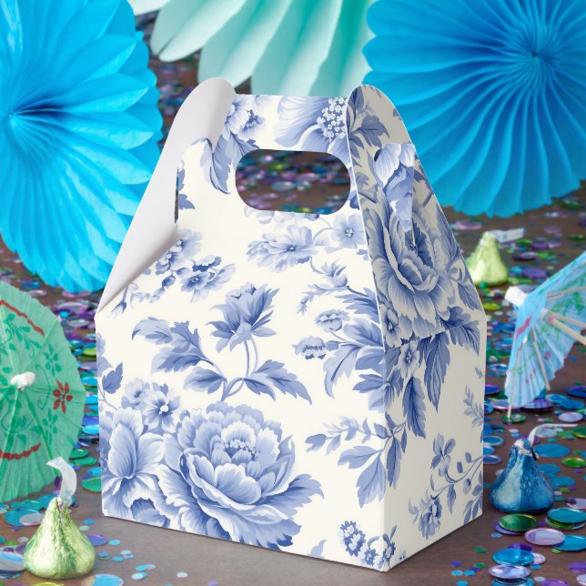 french floral pattern favour box (Party)