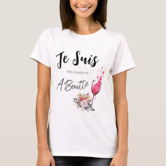 French Floral Watercolor À Boutte T-Shirt