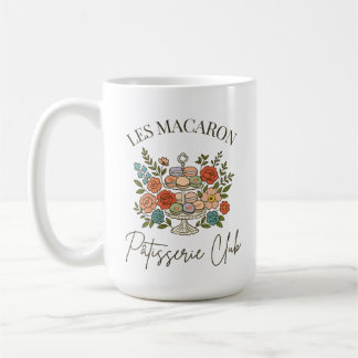 French Florals & Macarons Mug