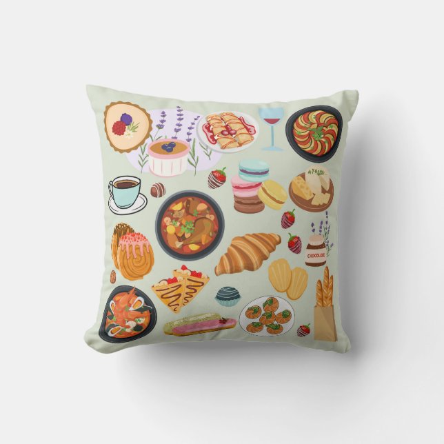  French Food Cushion (Front)