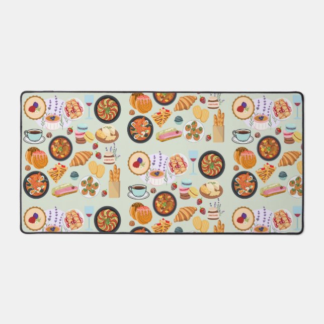 French Food Desk Mat (Front)